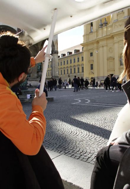 Exploring Munich in a Rikscha - How the one-hour rhythm feels in the street