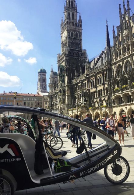 Exploring Munich in a Rikscha - The rickshaw itself: comfort and the real expectations