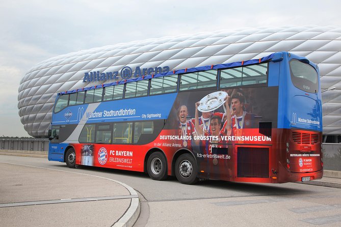 FC Bayern Munich Allianz Arena Tour and Panoramic Munich Tour - Munich panorama on the double-decker: great sights, mixed sound
