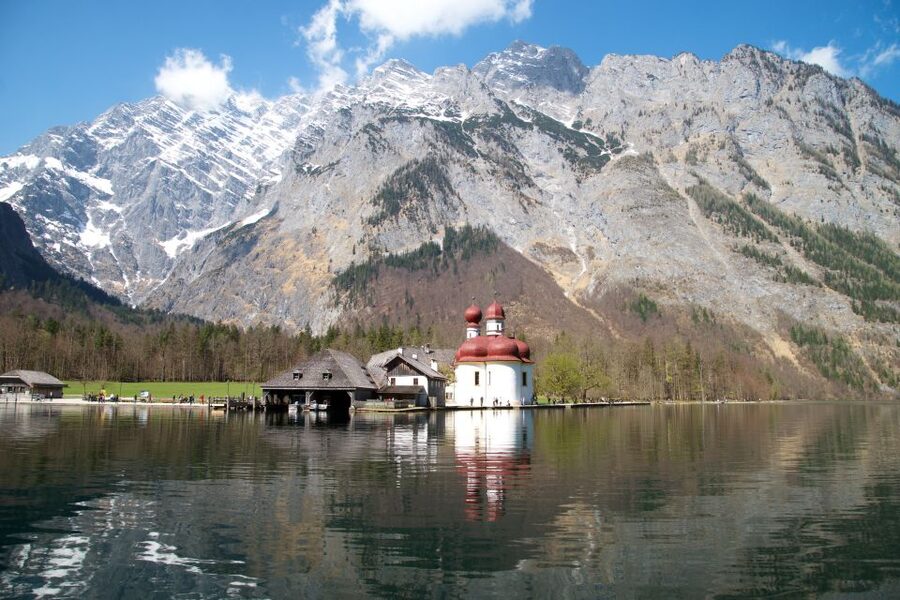 From Munich: Königsee Day Tour by Van - St. Bartholoma Chapel: your 1134 stop under the Watzmann