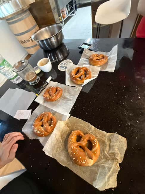 Garmisch-Partenkirchen: Pretzel Making Experience - Toppings, dipping sauce, and eating your results right after baking