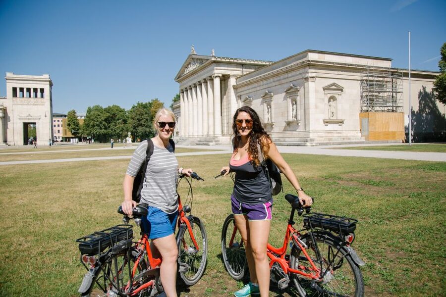 Munich: Bike Tour with Beer Garden Break - Odeonsplatz and Munich Residenz area: royal splendor with WWII context