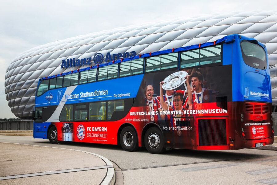 Munich: City Bus Tour & FC Bayern Munich Allianz Arena Tour - FC Bayern Museum + Fan Store: Make Your 45–60 Minutes Count
