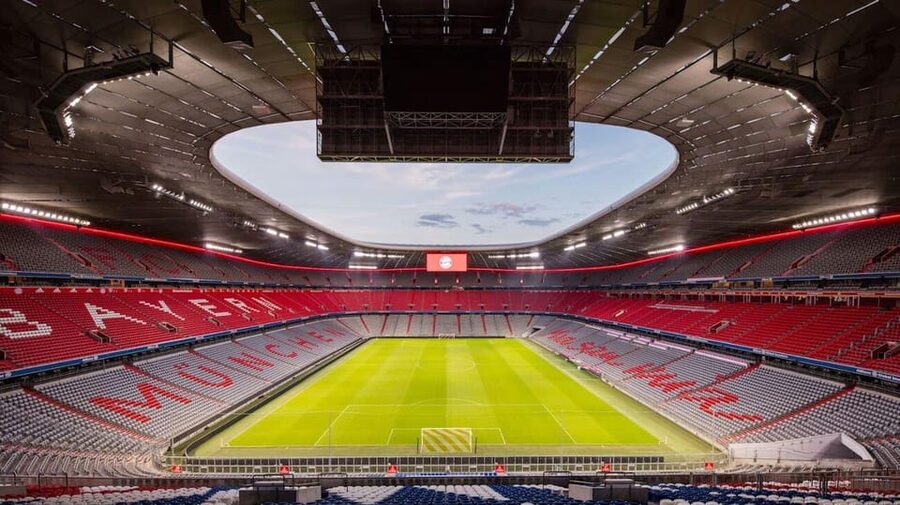 Munich: FC Bayern Museum + Arena View - Allianz Arena North Stand Arena View: The best part is looking up
