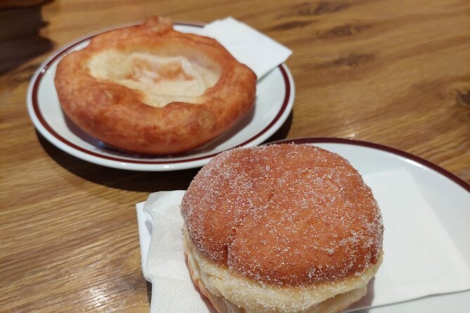 Munich Food Tour with Full Meal & Drinks by Do Eat Better - Viktualienmarkt: Bavarian breakfast (or Leberkäs-semmel) with apple juice