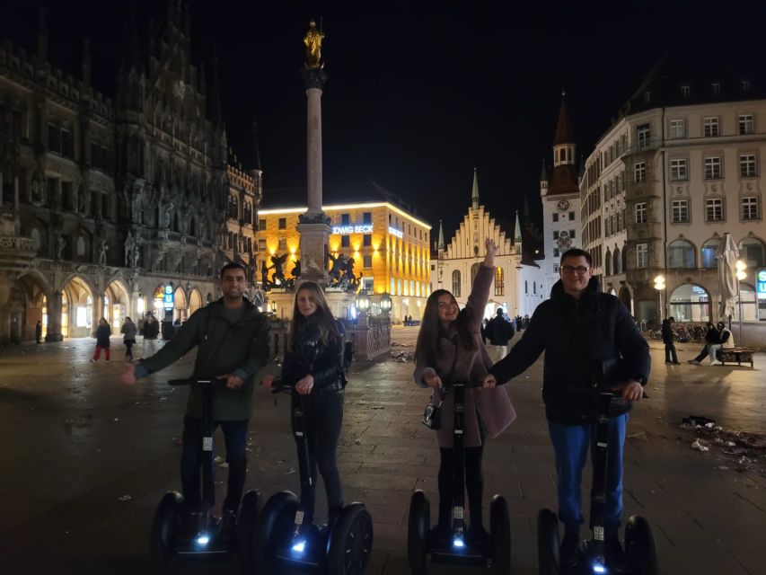 Munich: Guided City Highlights Night Tour by Segway - English Garden Time: Friedensengel, Eisbachsurfer Energy, and a Different Munich Mood