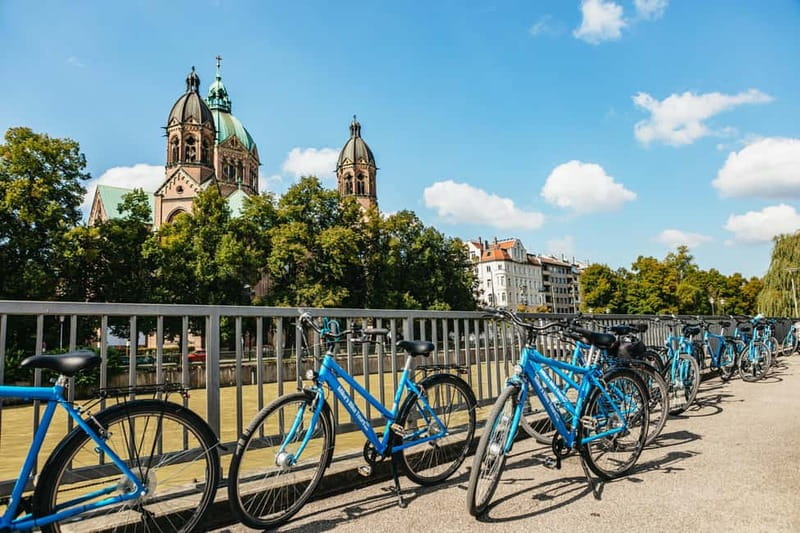 Munich: Guided City Tour by Bike with Beer Garden Stop - Odeonsplatz and Theatiner Church: Where Munich Feels Formal