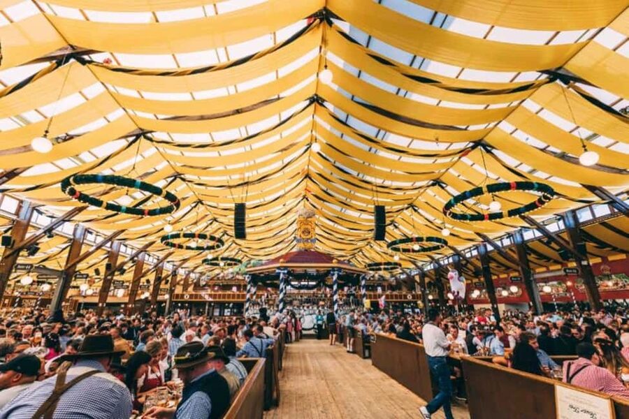 Munich: Oktoberfest Big Beer Tent Evening including table reservation - Inside the Tent: How the Beer and Dinner Vouchers Work