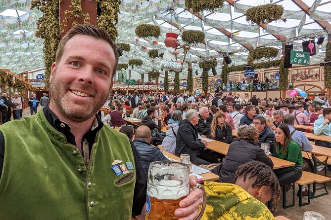Munich Oktoberfest Guided Experience with Beer and Food - The reserved tent seating: comfort, timing, and what it really fixes