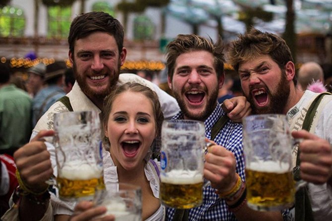 Munich Oktoberfest Tour With Hofbräu Beertent Tickets, Beer, Food - Stop 1 at Radius Tours: Pick Up Items and Get Set Up