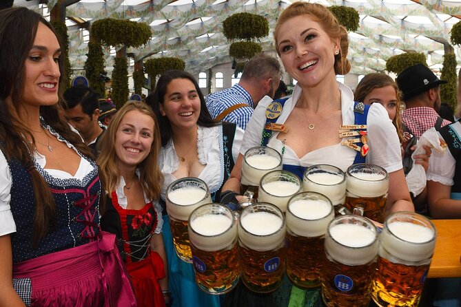 Munich Oktoberfest Tour With Hofbräu Beertent Tickets, Beer, Food - Stop 2 on Theresienwiese: The Festival Grounds Walk