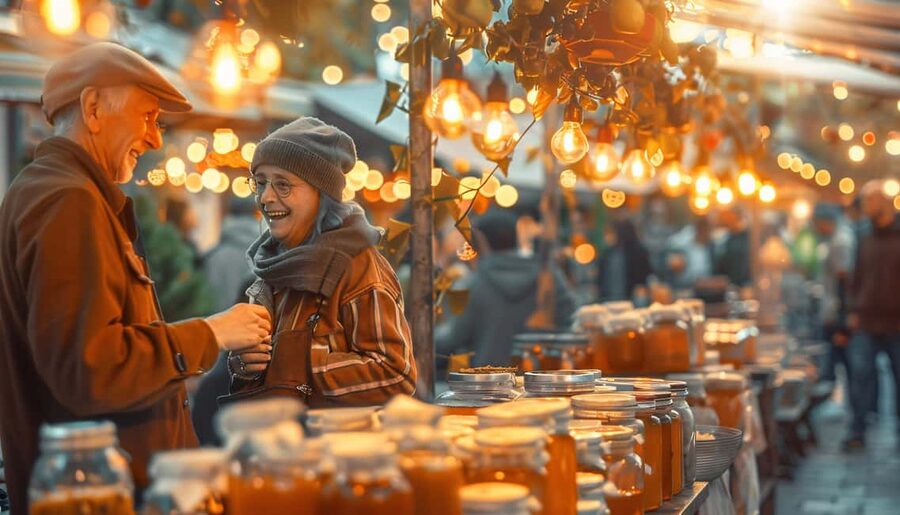 Munich Premium Christmas Market Hopping with Sightseeing Tour - Viktualienmarkt stop: market energy without the full-time commitment