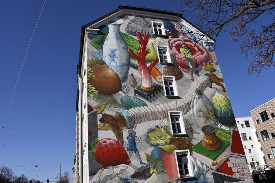 Munich: Street Art Bike Tour - The Isar River Ride: Street Art You Can Actually Follow
