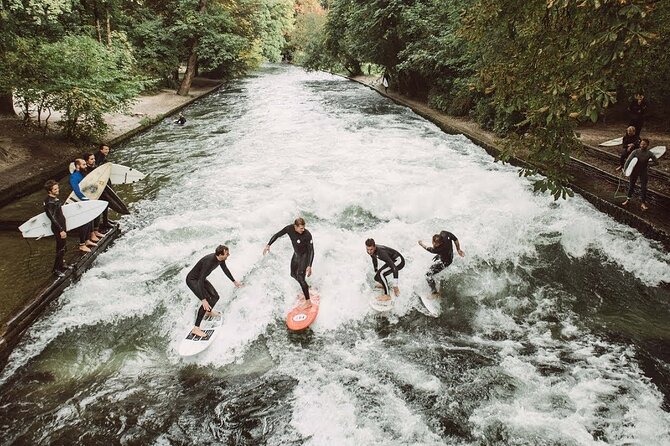Munich: Surf Experience In Munich Eisbach River Wave -Germany - English Garden Time: A Reset in the Middle of Munich