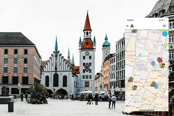 Munich Walking Quiz: Explore and Discover the City’s Highlights - How the smartphone map turns questions into a walking route