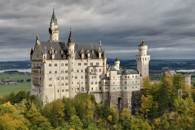 Neuschwanstein, Wieskirche, Oberammergau, Linderhof from Fuessen - Linderhof Castle and the Venus Grotto notice