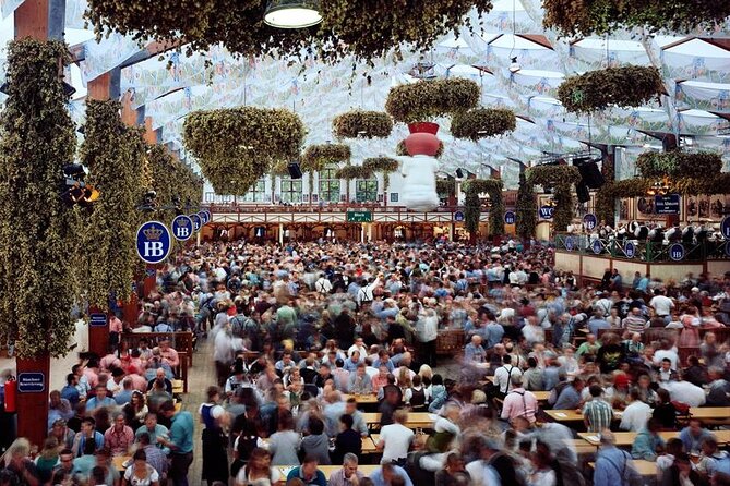 Oktoberfest Tour - Entering Munich Oktoberfest at the Hofbräu Meeting Spot