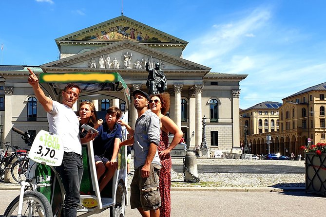 Private Munich Rickshaw City Tour and English Garden - Max-Joseph-Platz and the “northernmost Italy” feel