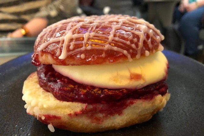 Private - Viktualienmarkt Food Tour and Beyond - best Munich tastings - Bavarian meat in bread: Schlemmermeyer’s filling stop