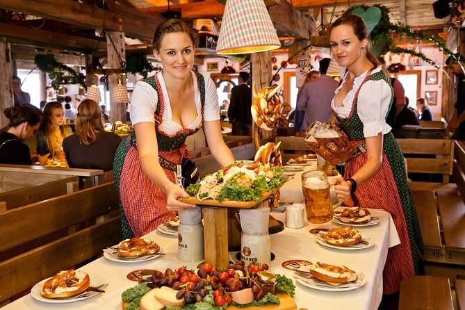 Private VIP Oktoberfest, Table, 3-Course-Menu, Beer & Champagne - The VIP tent and terrace setup: why the seating choice matters at Oktoberfest
