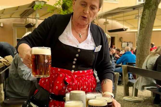 Private Walking Food Tour in Munich - Hoffbräuhaus Time at Platzl 9: Munich’s Famous Beerhall, Brief and Focused