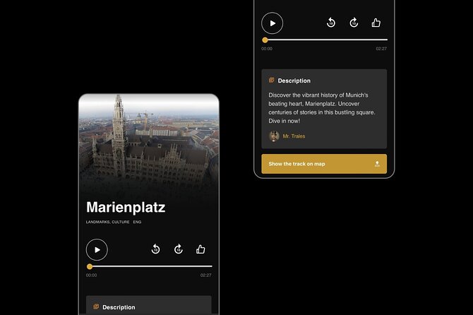 Self Guided Tours Munich With 100 Captivating Audio Stories - Getting started: mobile ticket, map, and your own headphones
