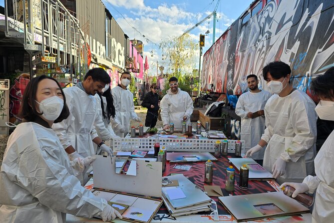 Stencil Workshop in Munich’s Creative Soul (Max. 12 guests) - Münchner Volkstheater: former cattle-yard district, new cultural use