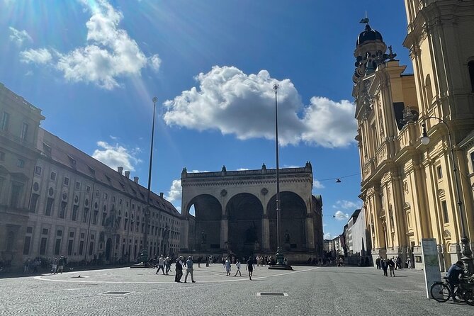 Walking Tour on Origins of Nazism in Munich - English - Stop 5: Odeonsplatz, the monumental square connection